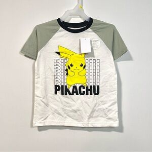 🟣2/$20 NEW Pokemon Pikachu Raglan Short Sleeve T-Shirt (size XS, L & XL)